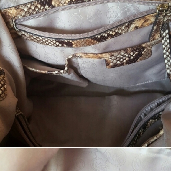 PYTHON  MICHAEL KORS Riley & wallet combo - Picture 3 of 3